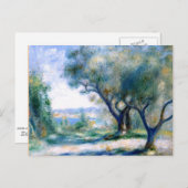 Carte Postale Renoir - Vue sur le Mourillon (Devant / Derrière)