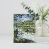 Carte Postale Renoir, Willows et Figures dans un aimant pour bat (Debout devant)