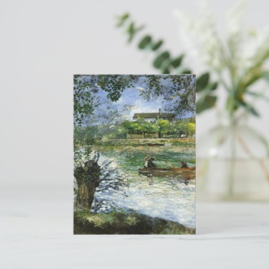 Carte Postale Renoir, Willows et Figures dans un aimant pour bat (Debout devant)