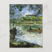Carte Postale Renoir, Willows et Figures dans un aimant pour bat (Devant)