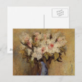 Carte Postale Renoir's A Vase of Lilacs and Rose (Devant / Derrière)