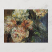 Carte Postale Renoir's A Vase of Peonies (Devant)