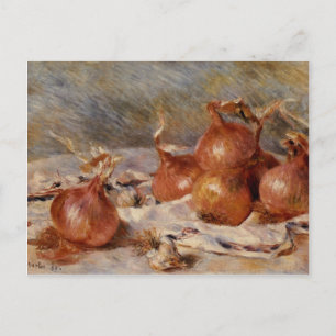 Carte Postale Renoir's Still Life with Onions (1881)