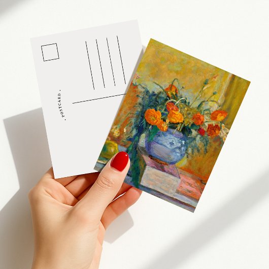 Carte Postale Renoncules au Vase Bleu | Pierre Bonnard