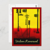 CARTE POSTALE RENOUVELLEMENT URBAIN (Devant / Derrière)