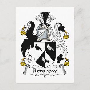 Carte Postale Renshaw Family Crest
