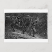 Carte Postale Rentrer chez soi pour aimer dans un chalet (Devant)