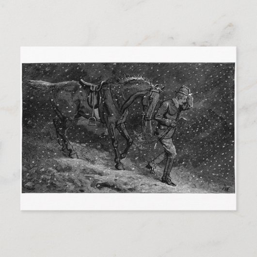 Carte Postale Rentrer chez soi pour aimer dans un chalet (Devant)