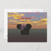 Carte Postale Rentrez chez vous (Devant / Derrière)