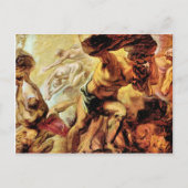 Carte Postale Renversement des Titans par Paul Rubens (Devant)