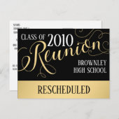 Carte Postale Réorganisation de réunion d'ancienne classe ou d'é (Devant / Derrière)