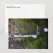 Carte Postale Réparation du pont de Multnomah Falls, Oregon (Devant / Derrière)