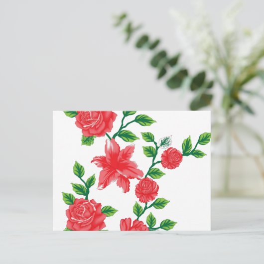 Carte Postale Repas Au Piédestal. Rustique. Moderne | Style Café (Debout devant)