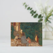 Carte Postale Repas dans un jardin, 1898 par Édouard Vuillard (Debout devant)