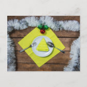 Carte Postale repas de Noël (Devant)