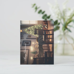 Carte Postale repas de noël