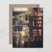 Carte Postale repas de noël (Devant / Derrière)