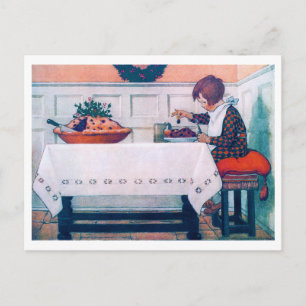 Carte Postale Repas de Noël, Jessie Willcox Smith