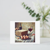 Carte Postale Repas de Pâque, (Debout devant)