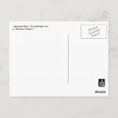 Carte Postale Repas japonais (Dos)