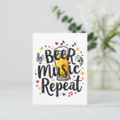 Carte Postale Répératrice de la musique de Beer (Debout devant)