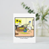 Carte Postale Repérer les parents : Stork & Chameleon dessin ani (Debout devant)