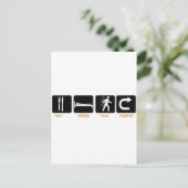 Carte Postale Répéter la course de sommeil (Debout devant)