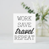 Carte Postale Répéter l'enregistrement des déplacements (Debout devant)