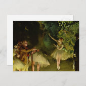 Carte Postale Répétition de ballet - Edgar Degas - 1875 (Devant / Derrière)