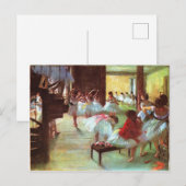 Carte Postale Répétition de ballet - Edgar Degas - 1880 (Devant / Derrière)