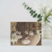 Carte Postale Répétition de ballet sur scène | Edgar Degas (Debout devant)