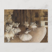 Carte Postale Répétition de ballet sur scène | Edgar Degas (Devant)