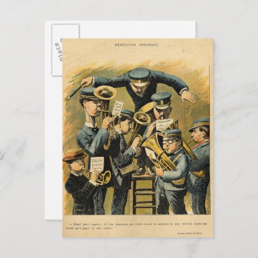 Carte Postale Répétition de bande (Devant / Derrière)