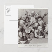 Carte Postale Répétition de l'Oratorio de Judith, 1734 (Devant / Derrière)