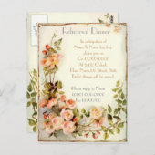 Carte Postale Répétition dîner (Devant / Derrière)