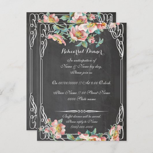 Carte Postale répétition, réception et direction (Devant / Derrière)