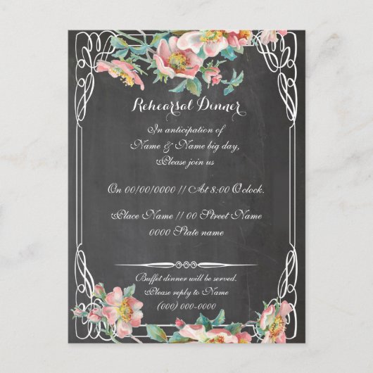 Carte Postale répétition, réception et direction (Devant)