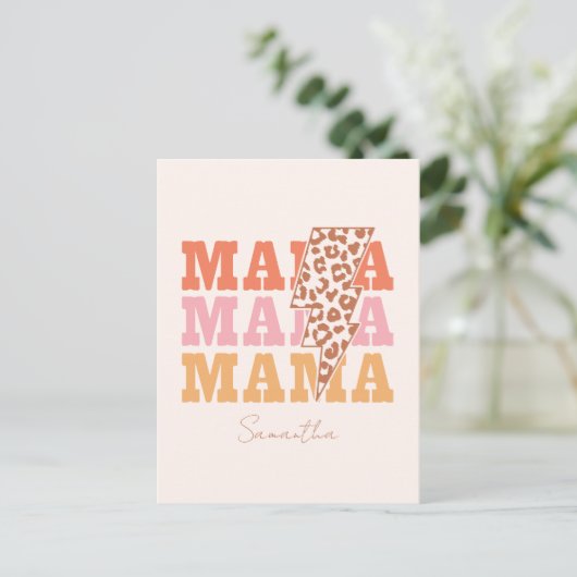 Carte Postale Répétition Rustique "Mama" (Debout devant)