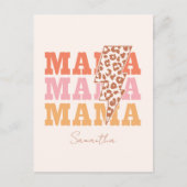 Carte Postale Répétition Rustique "Mama" (Devant)