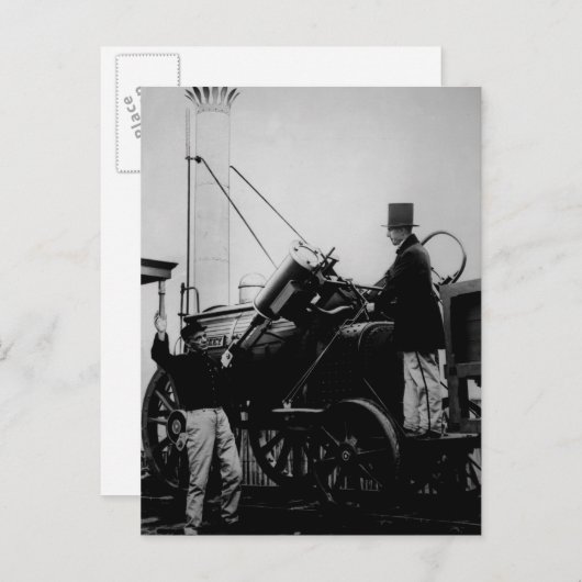 Carte Postale Réplique de Stephenson's Rocket, 1929 (Devant / Derrière)