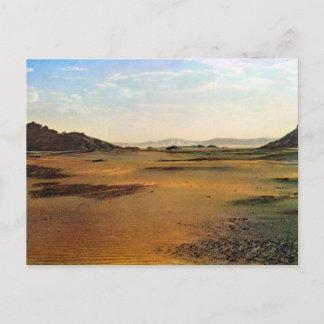 Carte Postale Réplique Libye Vintage, Wadi au Sahara