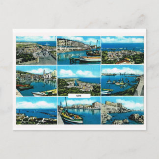 Carte Postale Réplique vintage, Sete, Sud de la France