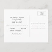 Carte postale Réponse des flèches tribales grises (Dos)