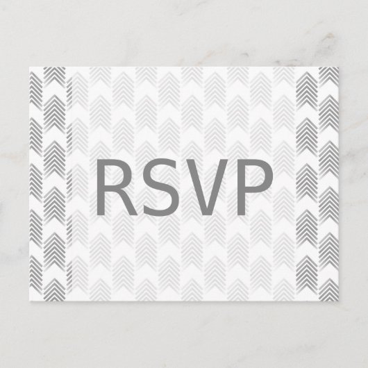 Carte postale Réponse des flèches tribales grises (Devant)