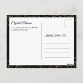 Carte Postale Report de l'annonce Fête de retraite florale (Dos)