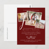 Carte Postale Report mariage Changement de date Réception (Devant / Derrière)