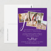 Carte Postale Report mariage Changement de date Réception (Devant / Derrière)