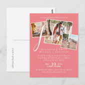 Carte Postale Report mariage Changement de date Réception (Devant / Derrière)