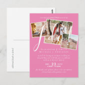 Carte Postale Report mariage Changement de date Réception (Devant / Derrière)