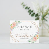 Carte postale reportée du Mariage de modification  (Debout devant)